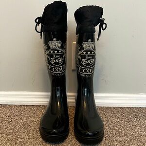JUICY COUTURE Y2K STYLE RAINBOOTS